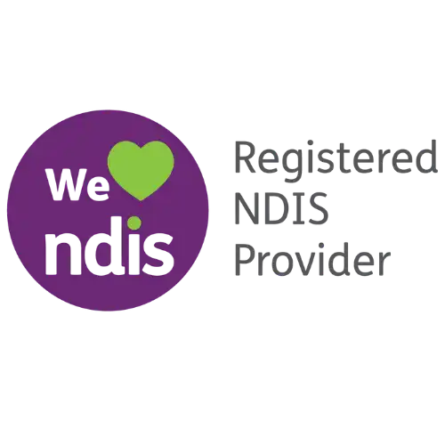 NDIS Registered Provider Logo - Quality assured disability support